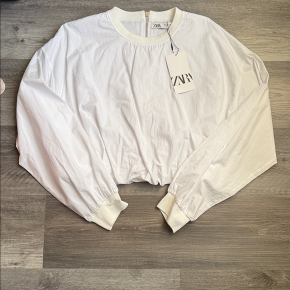 ZARA CROPPED CINCH TOP! - Picture 3 of 4